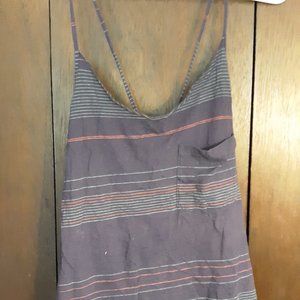 Open back tank top